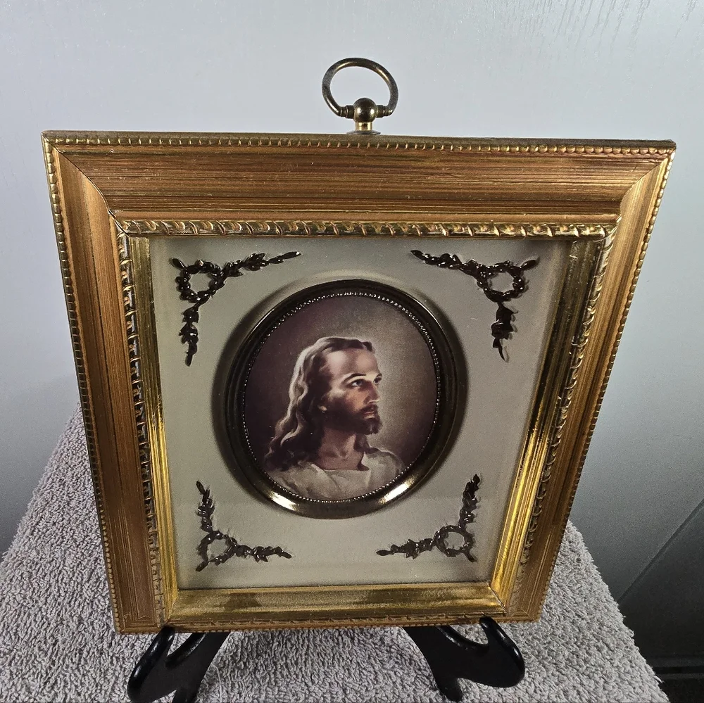 Vintage Head Of Christ By American Artist Warner Sallman